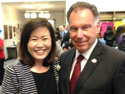 Tony Rackauckas and Michelle Steel